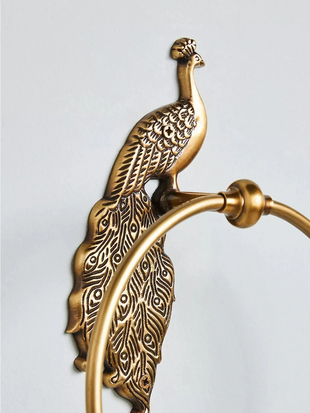 Anthropologie Ida Peacock Towel Ring